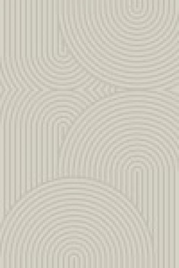 Moderner Teppich mit geometrischem Bogenmuster Stilvoll in Beige
