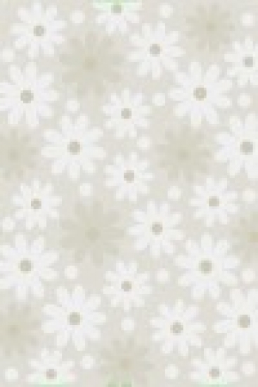 Niedlicher Kinderteppich mit Höheneffekt im Blumenmuster in creme beige