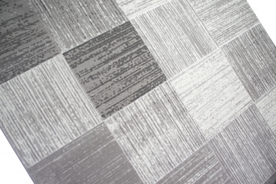 Preview: Designer und Moderner Teppich Wohnzimmerteppich mit Karomuster in Beige Grau Preview: Designer und Moderner Teppich Wohnzimmerteppich mit Karomuster in Beige Grau