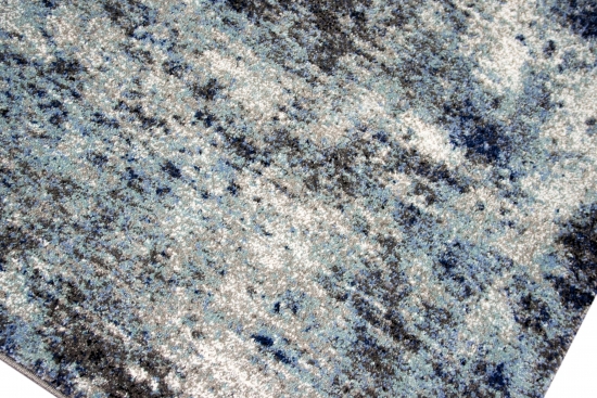Preview: Designer und Moderner Teppich Wohnzimmerteppich in Blau Grau Creme Preview: Designer und Moderner Teppich Wohnzimmerteppich in Blau Grau Creme