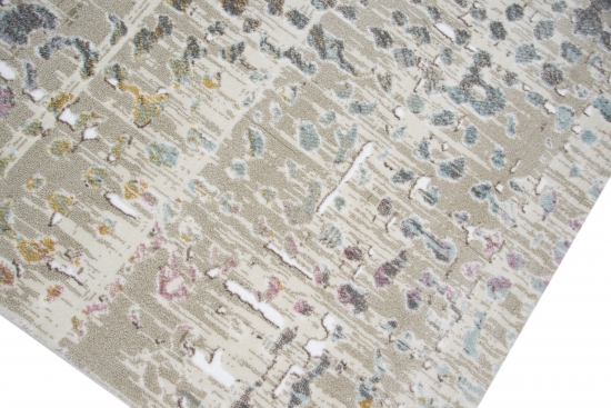 Preview: Designer und Moderner Teppich Kurzflor Wohnzimmerteppich in Lila Senfgelb Türkis Preview: Designer und Moderner Teppich Kurzflor Wohnzimmerteppich in Lila Senfgelb Türkis