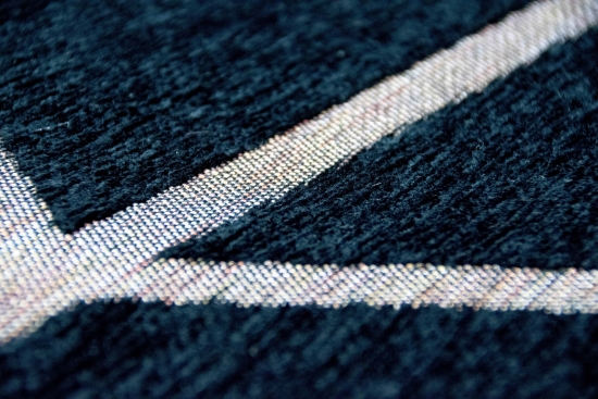 Preview: Orientteppich Wohnzimmer Teppich / Läufer - Geometrisches Muster in Schwarz Bronze