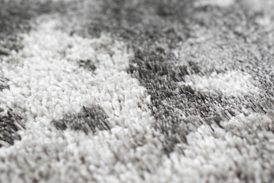 Teppich modern Designerteppich Wohnzimmer Karo in grau creme