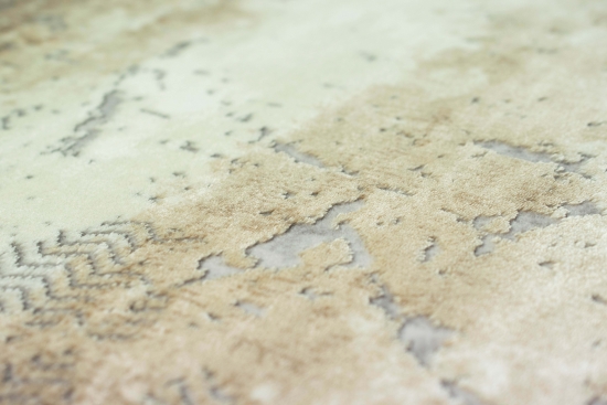 Preview: Wollteppich Designerteppich Teppich abstrakt aus Naturfasern in beige grau creme Preview: Wollteppich Designerteppich Teppich abstrakt aus Naturfasern in beige grau creme