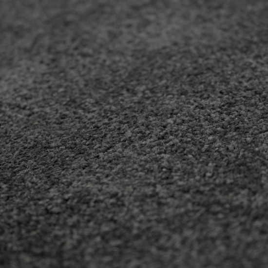 Designer Teppich einfarbig schwarz