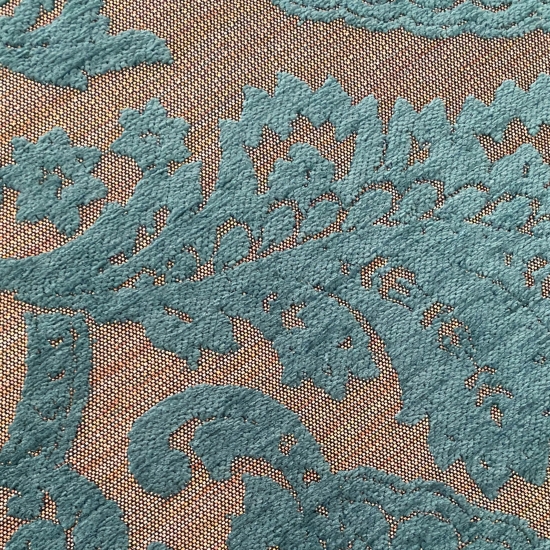Preview: Marokkanischer Teppich mit Ornamenten in petrol - gold Preview: Marokkanischer Teppich mit Ornamenten in petrol - gold