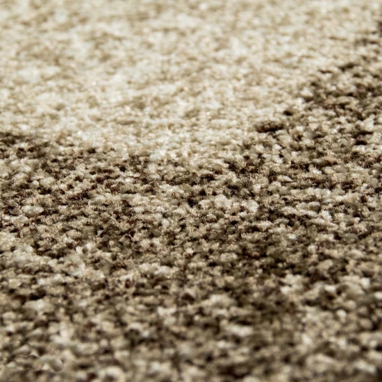 Preview: Wohnzimmerteppich Designer vintage kurzflor Modern seitlich gekettelt in beige braun Preview: Wohnzimmerteppich Designer vintage kurzflor Modern seitlich gekettelt in beige braun