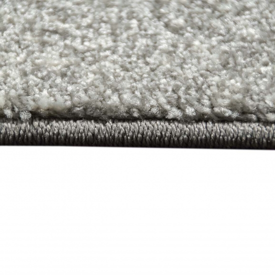 Preview: Designer Wohnzimmer Teppich Modern kurzflor vintage seitlich gekettelt in grau creme Preview: Designer Wohnzimmer Teppich Modern kurzflor vintage seitlich gekettelt in grau creme