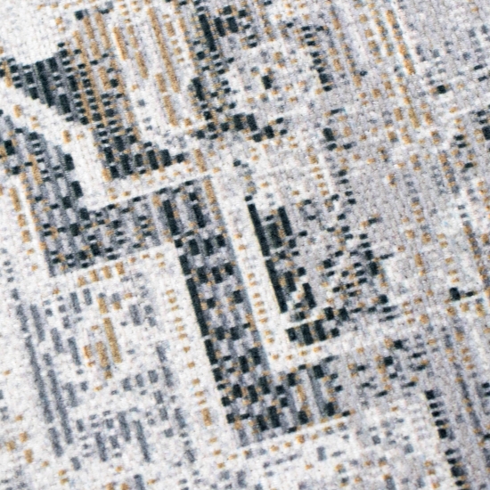 Preview: Klassischer Teppich mit orientalischen Verzierungen & Ornamenten in creme grau