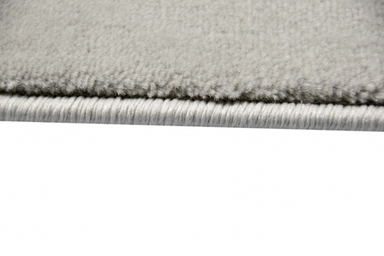 Designer Teppich Moderner Teppich Wohnzimmer Teppich mit Ornament Bordüre   Grau Cream Schwarz