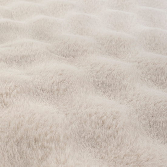 Wohnzimmer-teppich kuschelig weich antirutsch mit besonderer Bubbleform in Beige