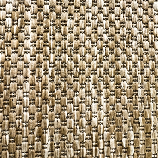 Moderner In- und Outdoorteppich wetterbeständig im Unistil in Beige