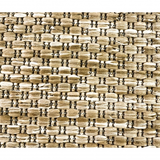 Moderner In- und Outdoorteppich wetterbeständig im Unistil in Beige