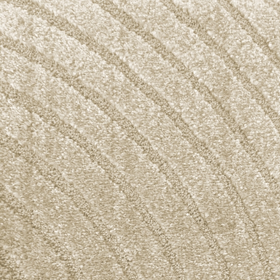 Moderner Teppich mit geometrischem Bogenmuster Stilvoll in Beige