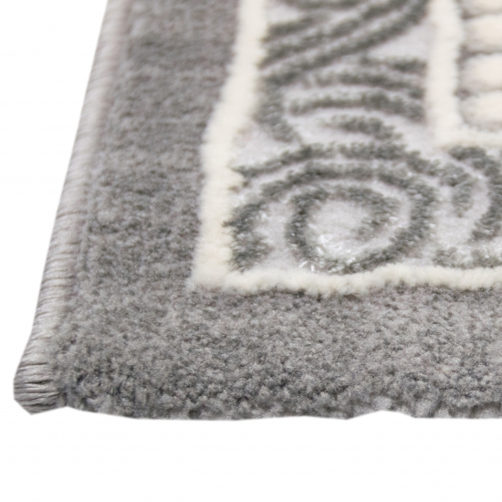 Orientalischer Teppich verziert in klassischem beige grau