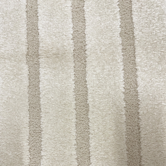 Wohnzimmer Schlafzimmer Teppich Shape Strich Muster strapazierfähig creme grau