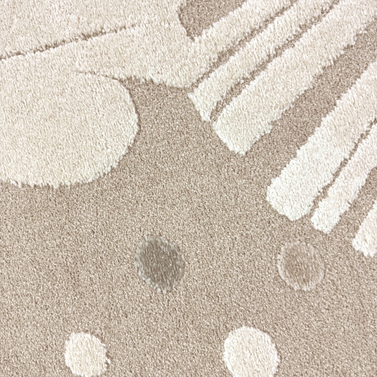 Teppich Kinderzimmer Spielezimmer 3d-Effekt Löwenmuster Beige