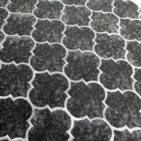 Orient Designerteppich • Marokko Style • grau schwarz