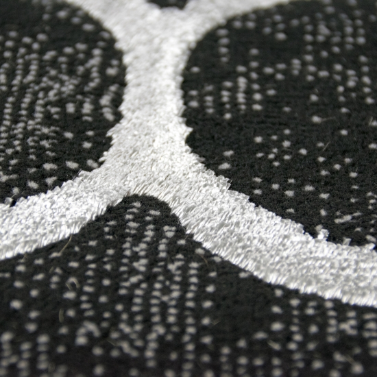 Preview: Orient Designerteppich • Marokko Style • grau schwarz Preview: Orient Designerteppich • Marokko Style • grau schwarz