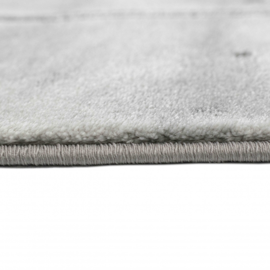 Teppich modern Wohnzimmerteppich Marmor Optik in grau