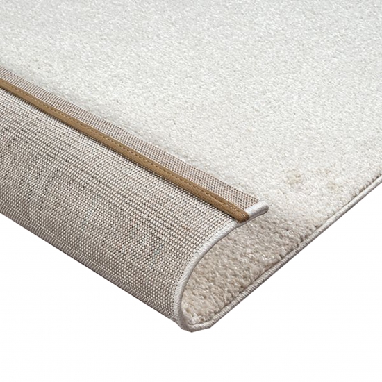 Preview: Wohnzimmerteppich minimalistisch Höheneffekt im abstrakten Muster in creme