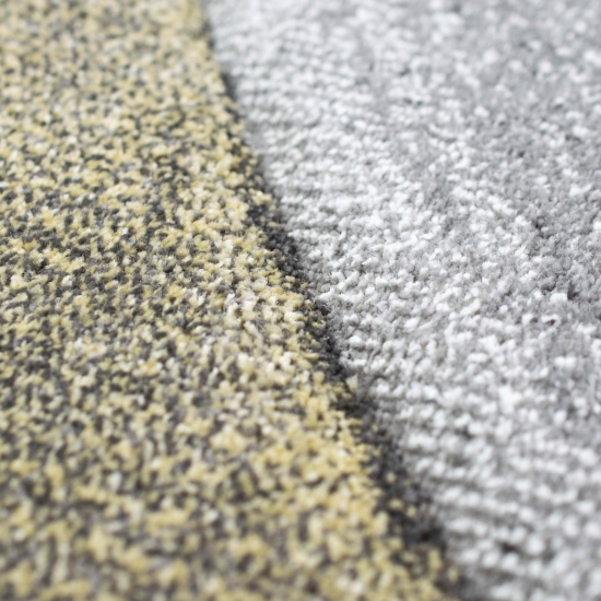 Preview: Teppich modern Teppich Wohnzimmer abstrakt in gelb grau pastell Preview: Teppich modern Teppich Wohnzimmer abstrakt in gelb grau pastell