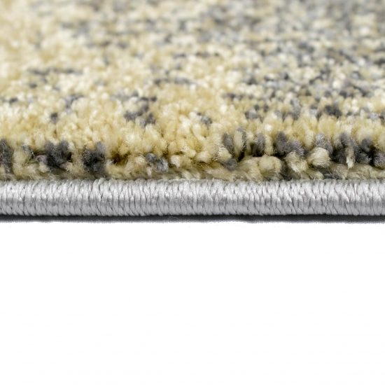 Teppich modern Teppich Wohnzimmer abstrakt in gelb grau pastell
