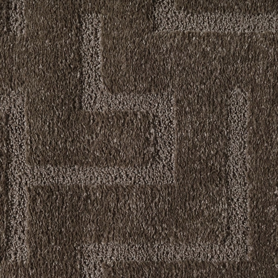 Preview: Teppich Dunkelbraun modern weich strukturiert gemütlich Wohnzimmer