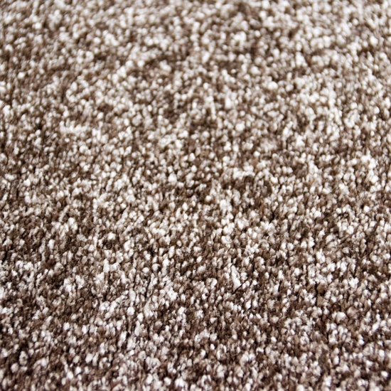 Preview: Moderner Designer Wohnzimmer-Teppich im Uni Design in braun Preview: Moderner Designer Wohnzimmer-Teppich im Uni Design in braun