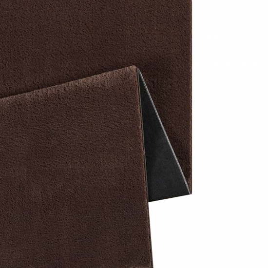 Moderner Hochflor Teppich Weich Pflegeleicht Strapazierfähig Wohnzimmer Schlafzimmer in Braun