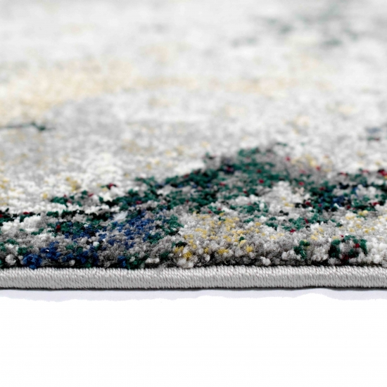 Moderner Teppich mit abstraktem Design | pflegeleicht | mehrfarbig