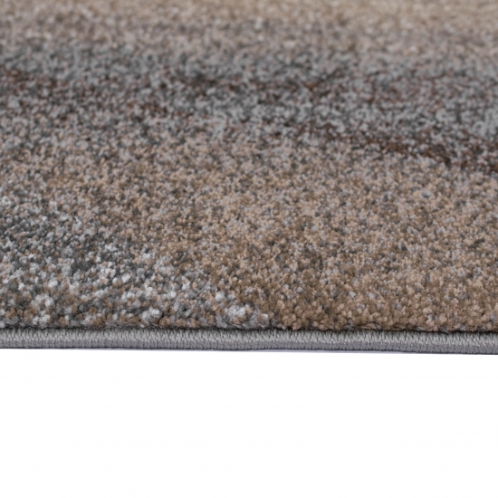 Preview: Moderner Dielen Teppich mit abstraktem Muster in grau-silber Preview: Moderner Dielen Teppich mit abstraktem Muster in grau-silber