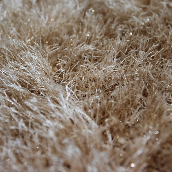 Preview: Hochflor-Teppich | glänzende-fäden | in beige Preview: Hochflor-Teppich | glänzende-fäden | in beige