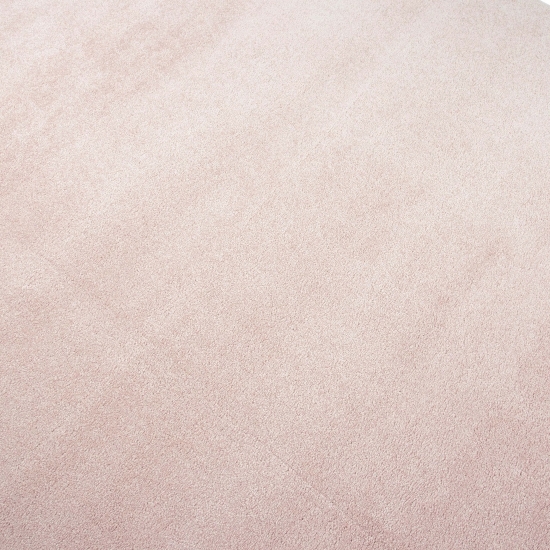 Preview: Teppich Rosa Uni weich warm modern Wohnstil