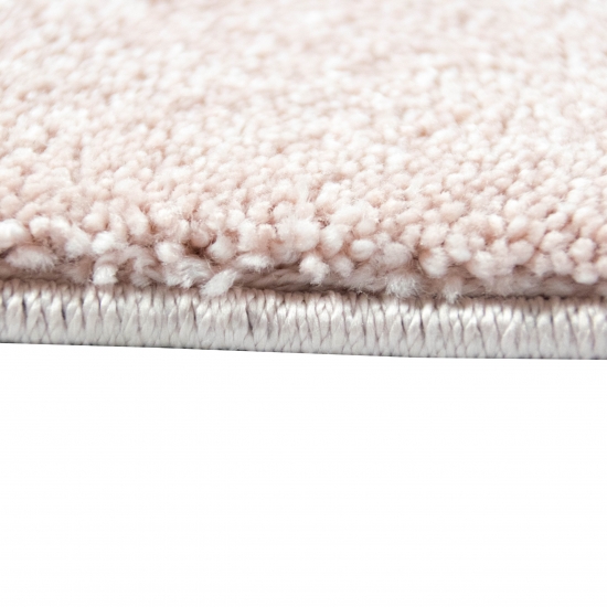 Teppich Rosa Uni weich warm modern Wohnstil