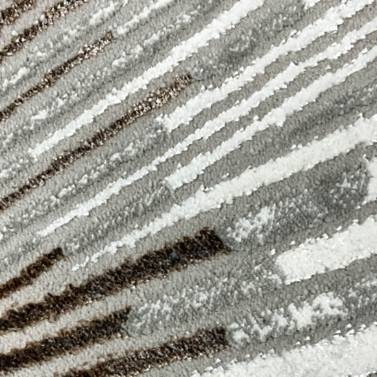 Der strahlende Abstrakt-Muster-Teppich mit Glanzfasern