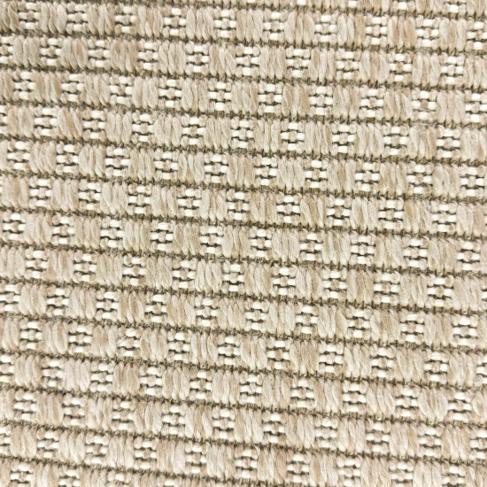 In- und Outdoorteppich Terrassenteppich leicht und langlebig uni in Beige