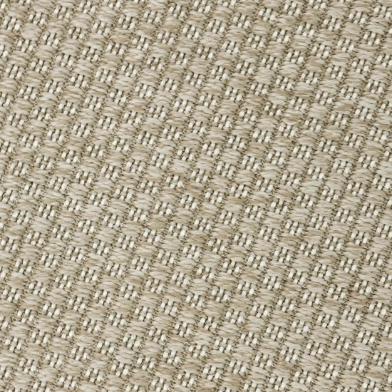 In- und Outdoorteppich Terrassenteppich leicht und langlebig uni in Beige