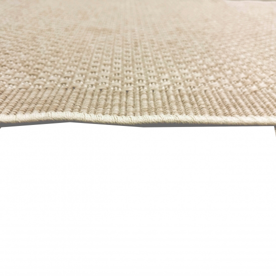 In- und Outdoorteppich Terrassenteppich leicht und langlebig uni in Beige