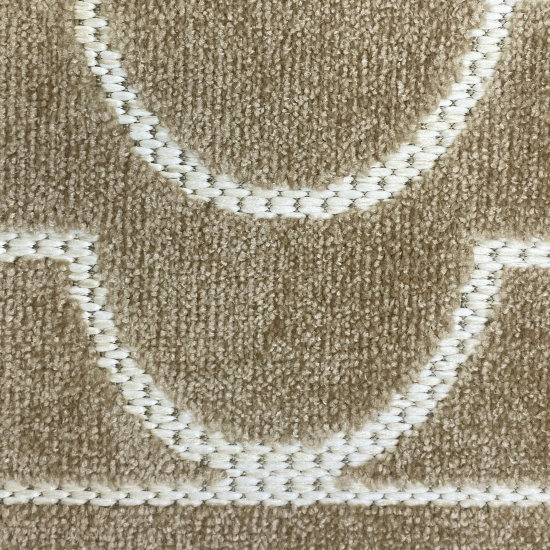 Orientalischer Teppich | In- & Outdoor | warme Farben - beige