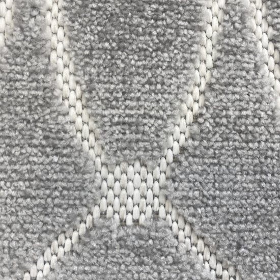 Preview: Orientteppich mit dezenten Ornamenten | In- & Outdoor | grau