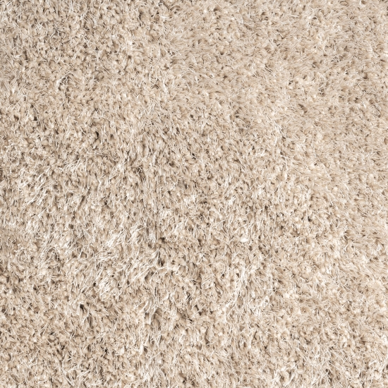 Preview: Flauschiger Shaggy Teppich • glamourös • in beige Preview: Flauschiger Shaggy Teppich • glamourös • in beige