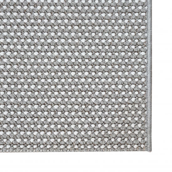 Wohnzimmer Kurzflor Teppich Pflegeleicht mit modernem Design in grau