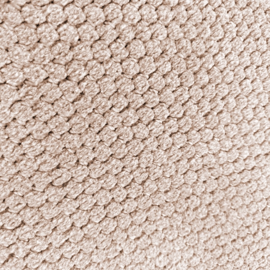 Preview: Wohnzimmerteppich beige in moderner Schlingenoptik strapazierfähig wohnlich