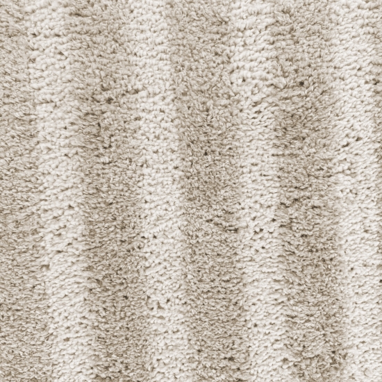 Flauschiger Hochflor-Teppich in Modern & Gemütlich in Beige