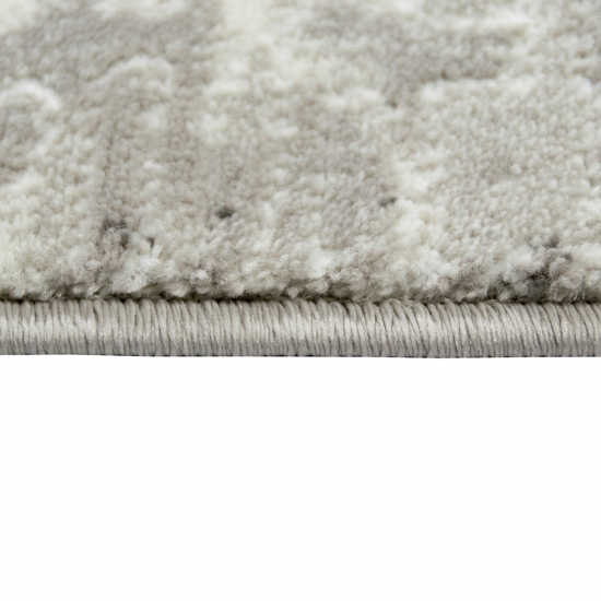 Moderner Kurzflorteppich mit Designmuster Grau Beige Moderner Kurzflorteppich mit Designmuster Grau Beige