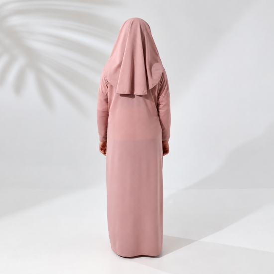 Preview: Kinder Gebetsset Mädchen Rosa mit Gebetskleid Lernbuch und Tasche