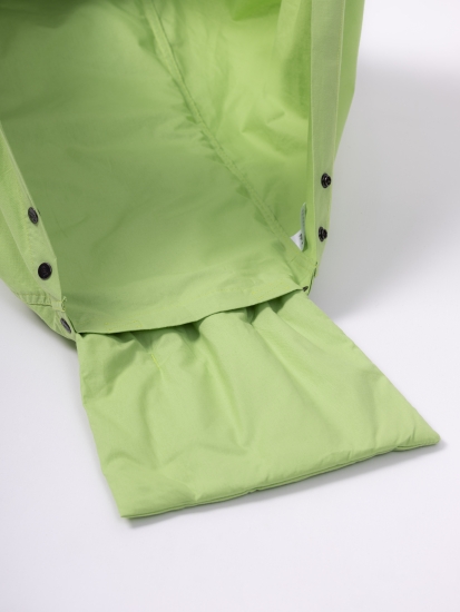 BABY HÄNGEMATTE Federwiege für optimalen Schlafkomfort - waschbar - in grün