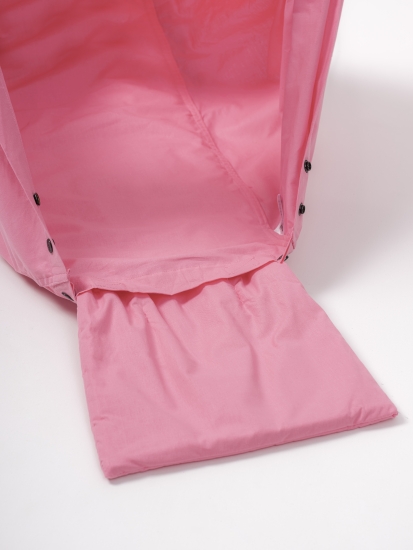 Baby Hängematten Federwiege für optimalen Schlafkomfort - waschbar - in pink