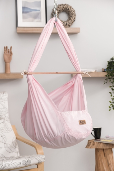 Einschlafhilfe Baby-Traum FEDERWIEGE für optimalen Schlafkomfort in rosa